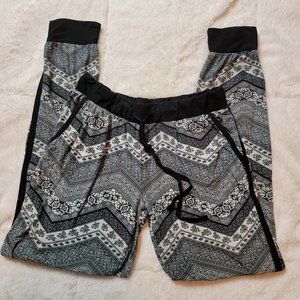 Nobo Black and White Elephant Pant Joggers M (7-9)